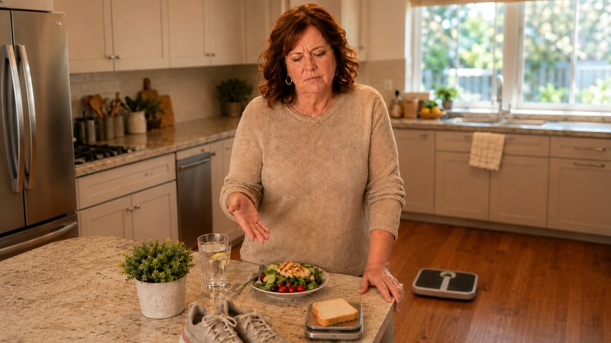 Calories in calories out concept for women over 50
